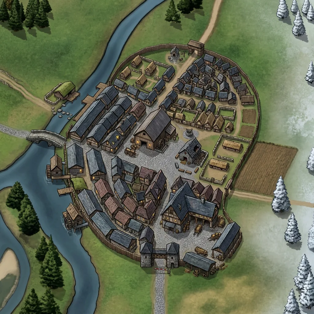 A map of Hearthdale